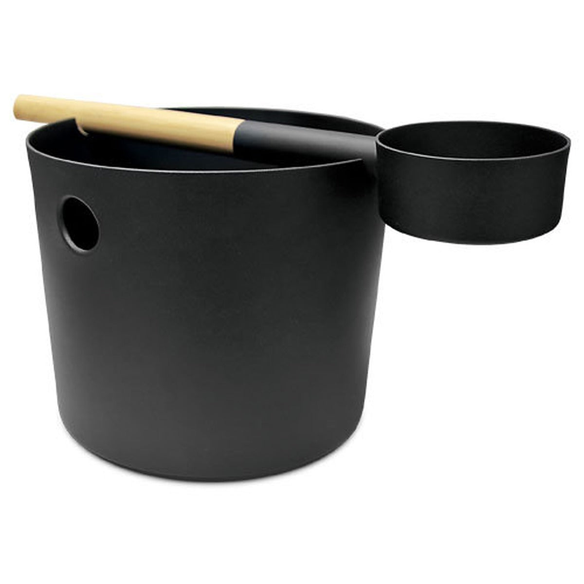 Kübel Set Kolo Design - Aluminium schwarz