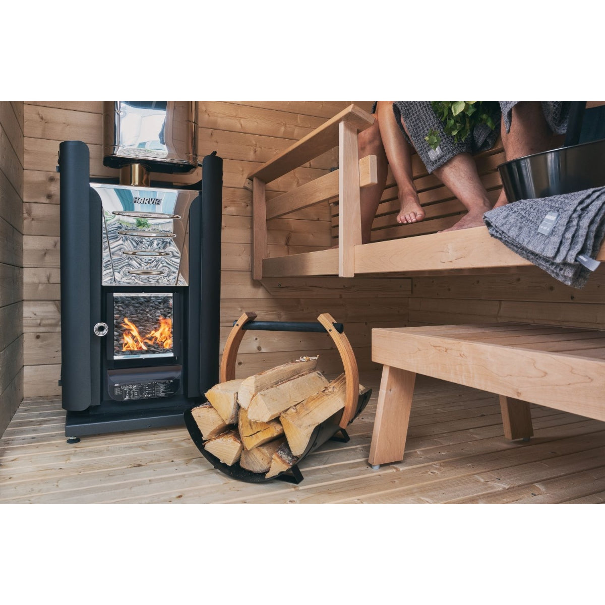 Saunaofen Pro 20, Harvia BlmSch V2, Holzofen