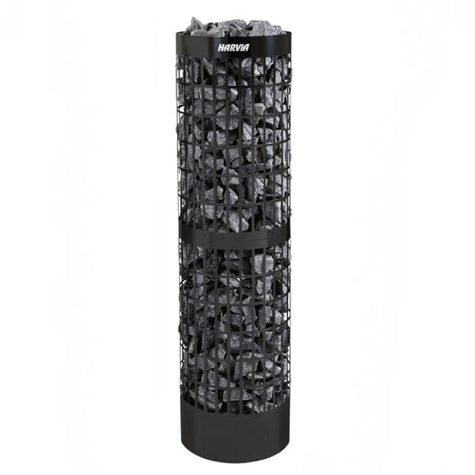 Saunaofen Cilindro Pro PC100E/135E 10 kW/13,2 kW  Black Steel ohne Steuerung, Harvia
