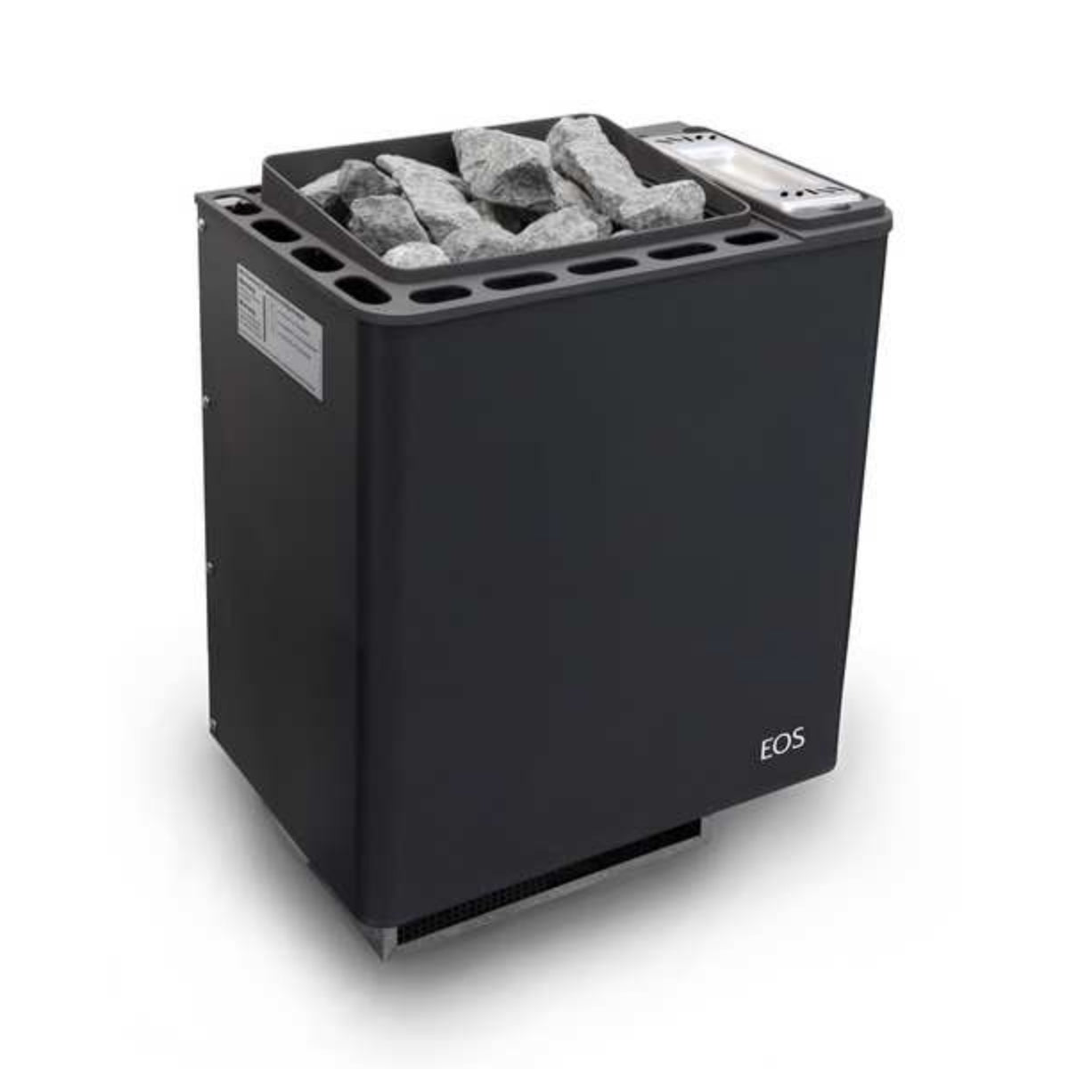 Saunaofen Bi-O Thermat W (Wandausführung) Anthrazit 7,5 kW, EOS